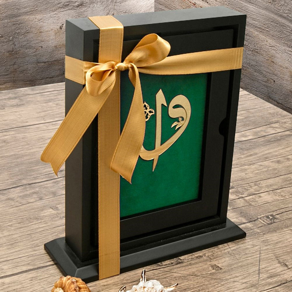 Special Design Black Wooden Gift Box | 29x25 Cm | Special Design Box | Unique Gift | Personalized Gift | ZYZH