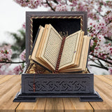 Very Special Design  Gift Box Set | Large Size Quran | 99 Beads Kuka Tasbeeh | Islamic Gift | Unique Gift | Personalized Gift | APRU