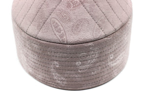 PRODAJA 57CM Poudre ružičasta anatolska mrlja dizajnirana Kıbrısi Taqiyah | Islamska odjeća Kufi | Imamah | Kapa muslimanske lobanje | Taqiyyah šešir | Topi za muškarce