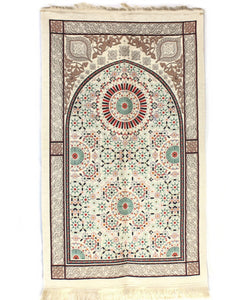 Geometric Fantasy Prayer Mat, Prayer Mat with Tasbeeh, Prayer Rug, Bohemian Rug, Turkish Rug, Islamic Gift YSLM75 - islamicbazaar