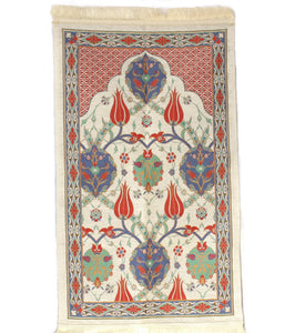Средновековна лалиња молитва Мат, молитва Мат со Тасебе, Молитва килим, Муслиман Јанамаз, Средновековен килим, Турски килим, исламски подарок YSLM26