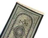 Black Flower Bouquet Prayer Mat, Prayer Mat with Tasbeeh, Prayer Rug, Muslim Janamaz, Sajadah Cantik , Islamic Gifts YSLM61