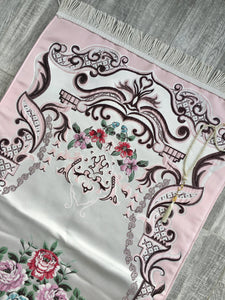 Lux Masjid Dimaukom Prayer Mat | Dowries Prayer Rug | Wedding Gift | Prayer Rug with tasbih | Sajjada | Janamaz YSLM72 - islamicbazaar