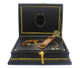 Iqraa Leather Islamic Gift Box, Special Gift for Muslims, Leather Quran, 33 Bead Tasbih Set and Wooden Bookmark Unique Gift