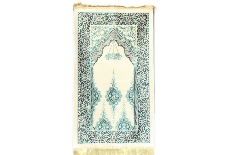 Chidren Prayer Rug,Prayer Mat, Prayer Mat with Tasbeeh, Prayer Rug,Muslim Janamaz,Bohemian Rug,Turkish Rug,Islamic Gift, İslamic Gift YSLM60 - islamicbazaar