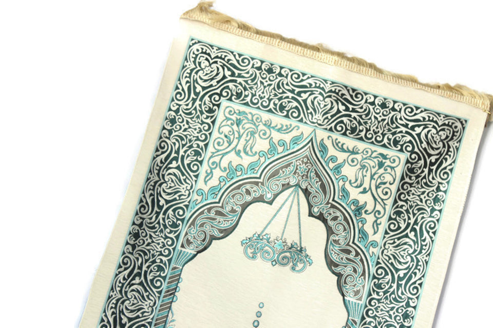 Chidren Prayer Rug,Prayer Mat, Prayer Mat with Tasbeeh, Prayer Rug,Muslim Janamaz,Bohemian Rug,Turkish Rug,Islamic Gift, İslamic Gift YSLM60 - islamicbazaar