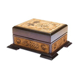 Unique Design Muhammed (pbuh) and Rose Engraved Faux Leather Wooden Gift Box Set, Pocket Size Quran, Islamic Gift APRU