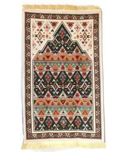 Kilim Sejadah - Lux Prayer Mat - Tapis de prière - Janamaz - Élégant, de haute qualité, de luxe - Un cadeau islamique unique