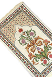 Boboli Gardens Prayer Mat, Prayer Mat with Tasbeeh, Prayer Rug, Janamaz, Turkish Rug, Islamic Gift YSLM79