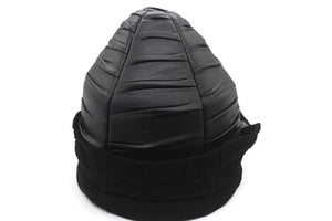 SALE 60CM Handmade Black Tugrul Alp Cap, Ertugrul Ghazi Series Hat, Resurrection Imamah, Genuine Leather Traditional Cap