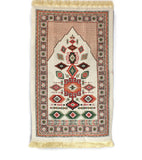 Turkish Kilim Design Prayer Mat with Tasbeeh, Prayer Rug, Muslim Janamaz, Musallah, Turkish Rug YSLM41