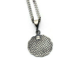 Surah Al Falaq Silver Necklace, Calligraphy Islamic Art, Islamic Metal Art,  El Felak Ayat Necklace, Falak Surah, Quran ISN