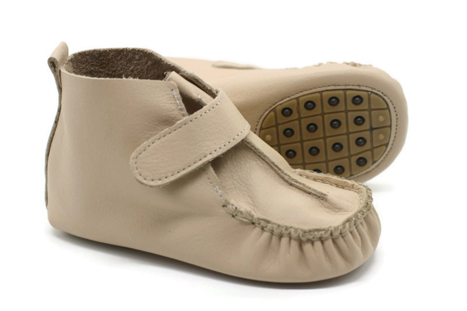 Poudre Non-Slip First Walking Shoes Klasikong Breathable Loop Sneakers, Baby Moccasins, Newborn Skin Slip