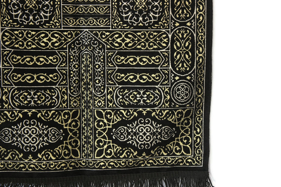 Kaaba Curtain Kiswah Sejadah 09, Prayer Mat, Prayer Rug, Islamic Lightweight Sejjada, A Unique Islamic Gift