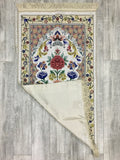 Hydrangeaceae Prayer Mat with extra lining, Soft Fabric Lux Prayer Rug, Gift For Muslim, Janamaz, Salat, Musallah prayer mat, Washable