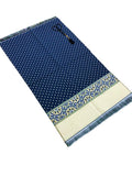 Blue Polka Dot Prayer Mat, Musallah, Sajjada, Prayer Rug, Janamaz Islamic Prayer Rug, Portable Sejadah, Travel Prayer Rug, Salat Musallah