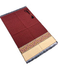 Red Polka Dot Prayer Mat, Musallah, Sajjada, Prayer Rug, Janamaz Islamic Prayer Rug, Portable Sejadah, Travel Prayer Rug, Salat Musallah