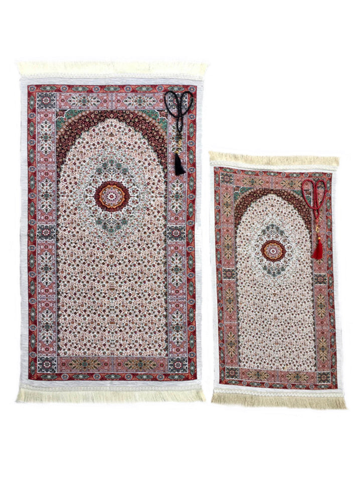 Family Prayer Mat Set, Mother and Daughter Prayer Rug, Father and Son Janamaz,  Musallah, Sajjada, Prayer Rug, Salat - islamicbazaar