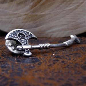 Turgut Alp's Axe Handmade 925 Sterling Silver Badge, Badge for Men, Silver Badges, Resurrection Jewelry, Ertugrul Ghazi,  Gift for Him.