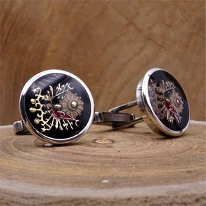 Ottoman Flag Silver Cufflink, Handmade 925 Sterling Silver, Cufflinks for Men, Anniversary, Best Man Gifts, Groom Cufflinks, Gift for Him, 3