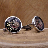 Ottoman Flag Silver Cufflink, Handmade 925 Sterling Silver, Cufflinks for Men, Anniversary, Best Man Gifts, Groom Cufflinks, Gift for Him, 3