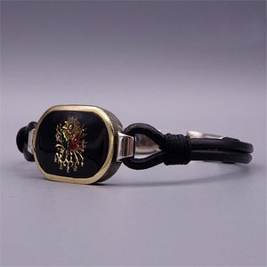 Ottoman Starboard Silver Bracelet and Necklace Set, Handmade 925 Sterling Silver, Silver Jewelry for Men, Silver Bracelet, Gift for Him