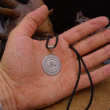 Ya Lord Silver Name Medallion, Women Necklace, Silver Pendant Women, Ideal Gift, Embroidered Jewelry, Gift for Her