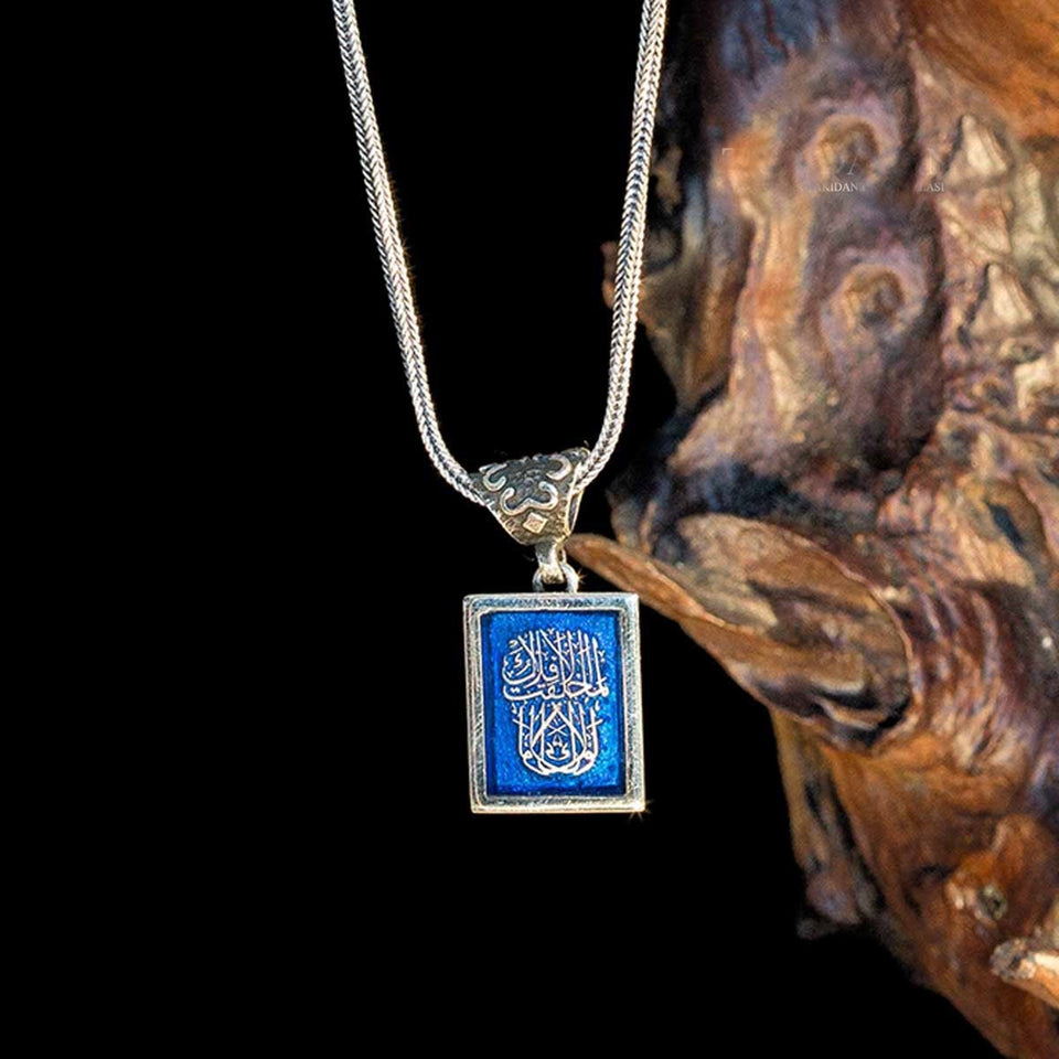 Custom Silver Name Necklaces, Pendant, Gift for Her, Jewelry, Personalized Necklace, Ideal Gift, Islamic Gift, Silver Chain, Gift Jewelry,07