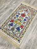 Hydrangeaceae Prayer Mat with extra lining, Soft Fabric Lux Prayer Rug, Gift For Muslim, Janamaz, Salat, Musallah prayer mat, Washable