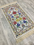 Hydrangeaceae Prayer Mat with extra lining, Soft Fabric Lux Prayer Rug, Gift For Muslim, Janamaz, Salat, Musallah prayer mat, Washable