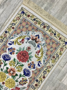 Hydrangeaceae Prayer Mat with extra lining, Soft Fabric Lux Prayer Rug, Gift For Muslim, Janamaz, Salat, Musallah prayer mat, Washable