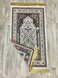 Little Flowers Prayer Mat, Prayer Mat with Tasbeeh, Prayer Rug, Muslim Janamaz, Namaz Rug, Musallah, Islamic Gift