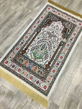 Little Flowers Prayer Mat, Prayer Mat with Tasbeeh, Prayer Rug, Muslim Janamaz, Namaz Rug, Musallah, Islamic Gift