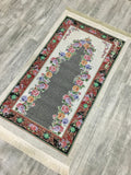 Colorful Roses Prayer Mat, Prayer Mat with Tasbeeh, Prayer Rug, Muslim Janamaz, Namaz Rug, Musallah, Islamic Gift