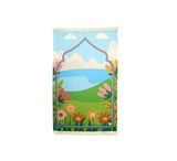 Personalized Prayer Mat for Kids, Good Day Islamic Praying Rug for Children Educational Prayer Mat, Janamaz Muslim Child My First Prayer Mat