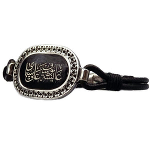 Personalized Sterling Silver Leather Bracelet, Name Bracelet, Personalized Bracelet, Ideal gift, Custom Bracelet, Bracelets with Name