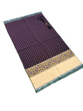 Purple Polka Dot Prayer Mat, Musallah, Sajjada, Prayer Rug, Janamaz Islamic Prayer Rug, Portable Sejadah, Travel Prayer Rug, Salat Musallah