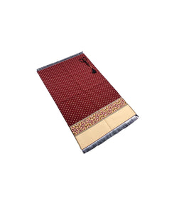 Red Polka Dot Prayer Mat, Musallah, Sajjada, Prayer Rug, Janamaz Islamic Prayer Rug, Portable Sejadah, Travel Prayer Rug, Salat Musallah