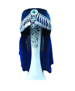 Blue Resurrection Ertugrul Halime Hatun Head Wear, Original Halima Sultan Hat, Resurrection Costumes, Dirilis Ertugrul