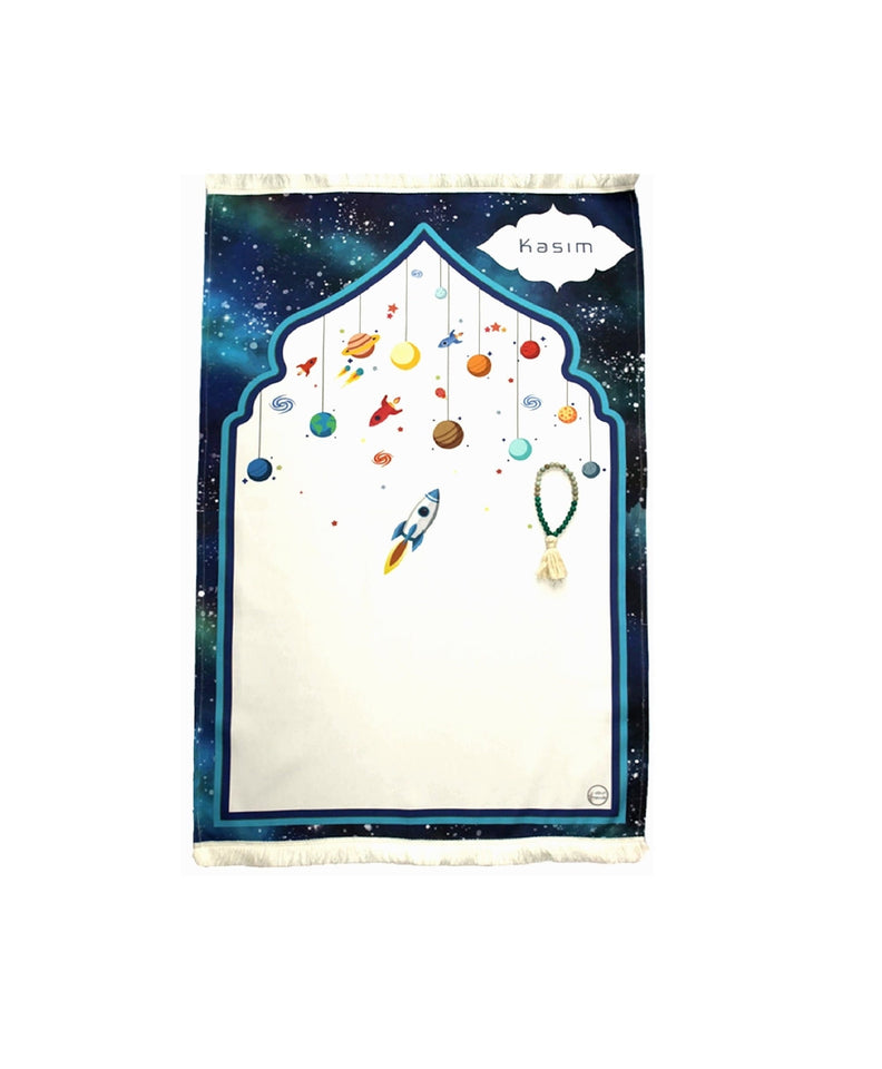 Personalized Prayer Mats for Kids, Choose Islamic Praying Rug for Children, Educational Prayer Mat, Janamaz Muslim Child First Prayer Rug