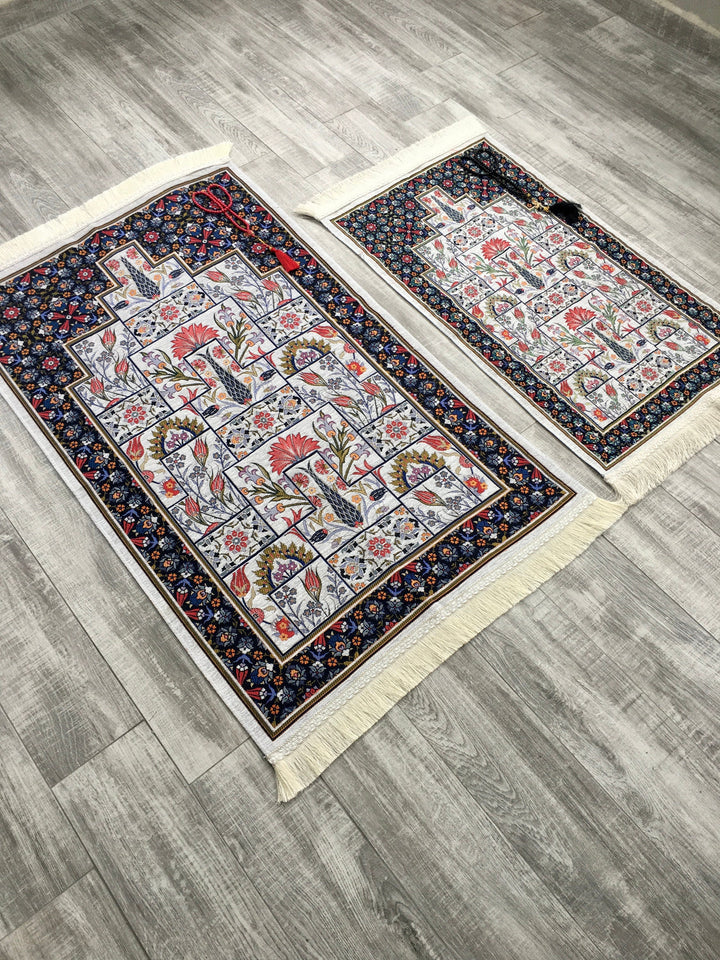 Anatolian Family Prayer Mat Set, Mother and Daughter Prayer Rug, Father and Son Janamaz,  Musallah, Sajjada, Prayer Rug, Salat