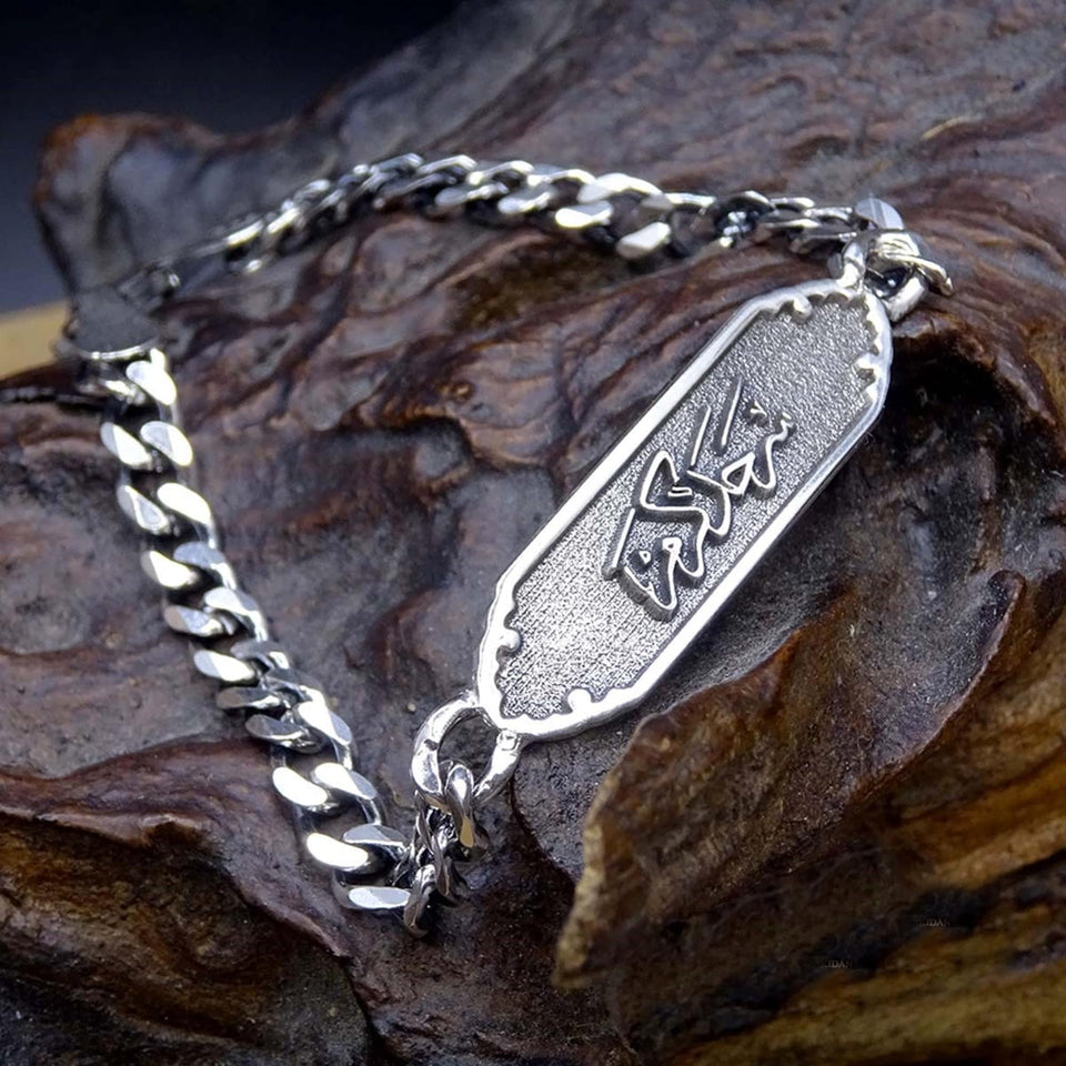 Handmade 925 Sterling Silver Tag Bracelet for Babies, Silver Bracelet, Unisex Baby Bracelets, Silver Tag For Babies, Gifts for Babies, Baby