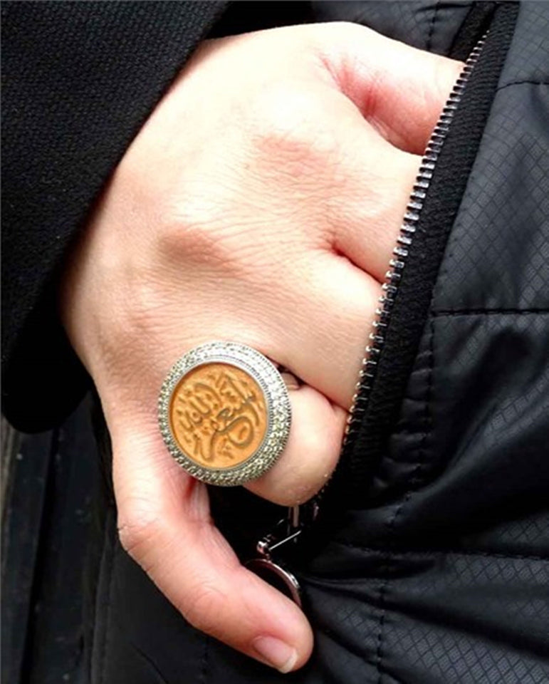 Estagfirullah handgemaakte 925 sterling zilveren ring, ring voor vrouwen, cadeau voor haar, womens ring, verjaardagsgift, islamitische kunst, kalligrafie ring