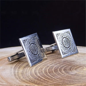 Square  Silver Cufflink, Handmade 925 Sterling Silver, Men Cufflinks, Groom, Cufflinks for Men, Gift for Him, Best Man Gift, Groom Cufflinks