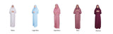 Zippered One Piece Women's Prayer Dress | Women Abaya | Burqa | Muslim Prayer Dress | Khimar Niqab Jalabiya | Muslim Gift | Gifts for Her |