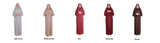 Zippered One Piece Women's Prayer Dress | Women Abaya | Burqa | Muslim Prayer Dress | Khimar Niqab Jalabiya | Muslim Gift | Gifts for Her |