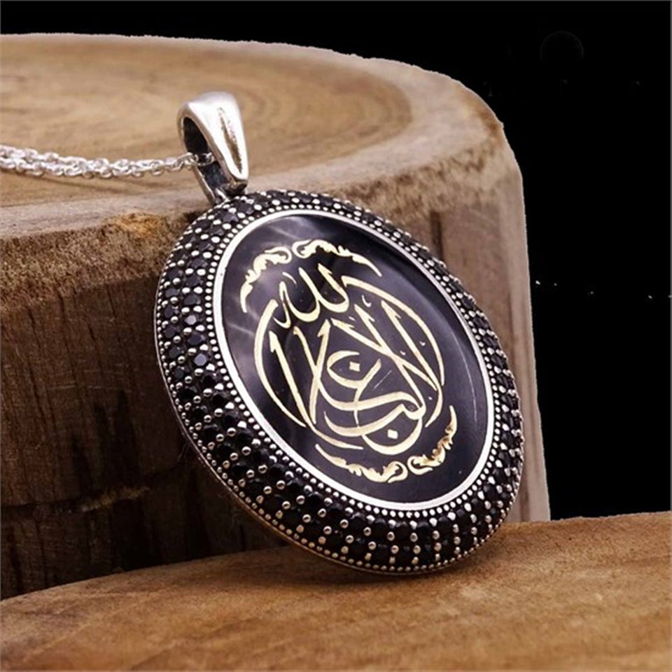 Black Turquoise Silver Women  Necklace and Ring Set, Handmade 925 Sterling Silver, Silver Jewelry for Women, Silver Ring,  Gift for Her