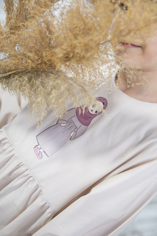 Moon Girl Dress Kids Abaya | Muslim Kids | Kid Khimar | Kid Jilbab | Kid Jalabiya | Islamic Kid Dress | Dress for Girls | Prayer Dress