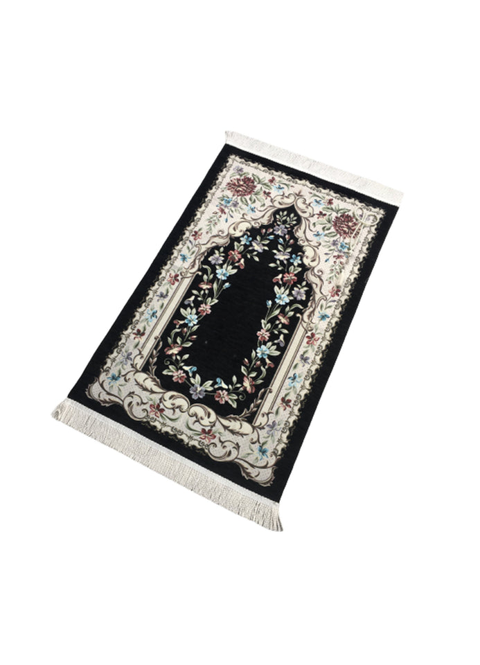 Lei Flowers Sejadah, Rawdah Inspired Lux Prayer Mat,  Prophet's Mosque Prayer Rug, Alrawda Janamaz, Rawda, Unique Islamic Gift