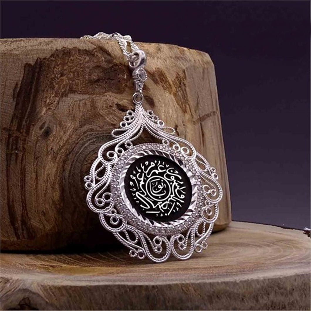 Personalized Silver Name Necklace, Gift to Her, Anniversary Gift, Bride Gifts , Name Pendant, Silver Chain, Ideal Gift, Fiance Gift, 016